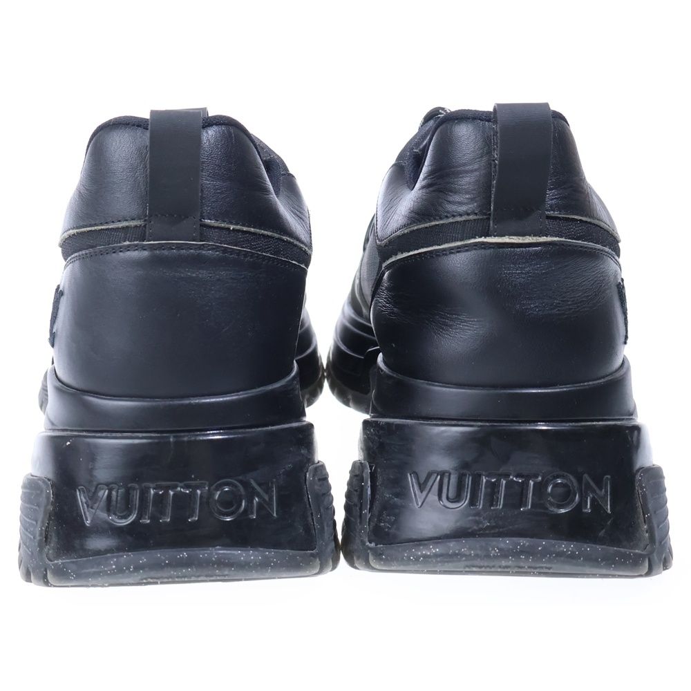 Louis Vuitton Run Away Pulse Line Monogram Enamel Leather Mesh Low Cut Sneakers — view 3