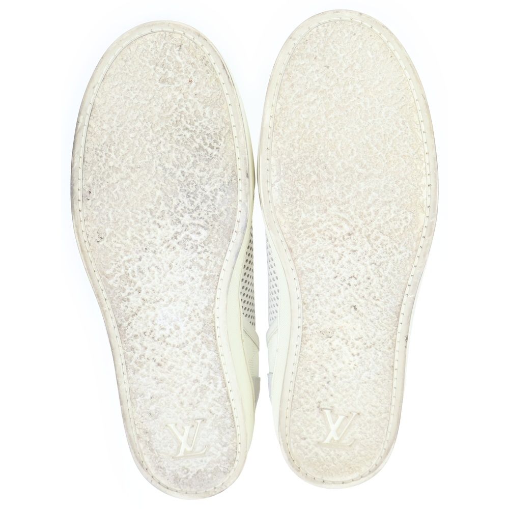 Louis Vuitton Damier Mesh High Cut Sneakers White — view 5