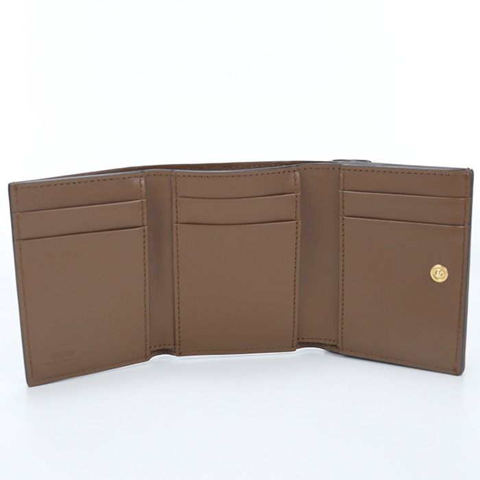 Fendi FF Diamond Trifold Wallet Leather — view 3