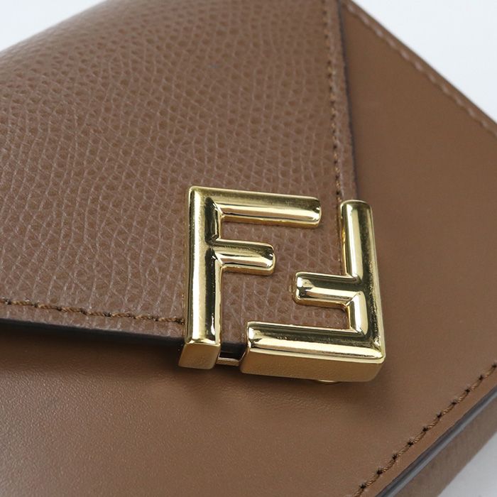 Fendi FF Diamond Trifold Wallet Leather — view 8