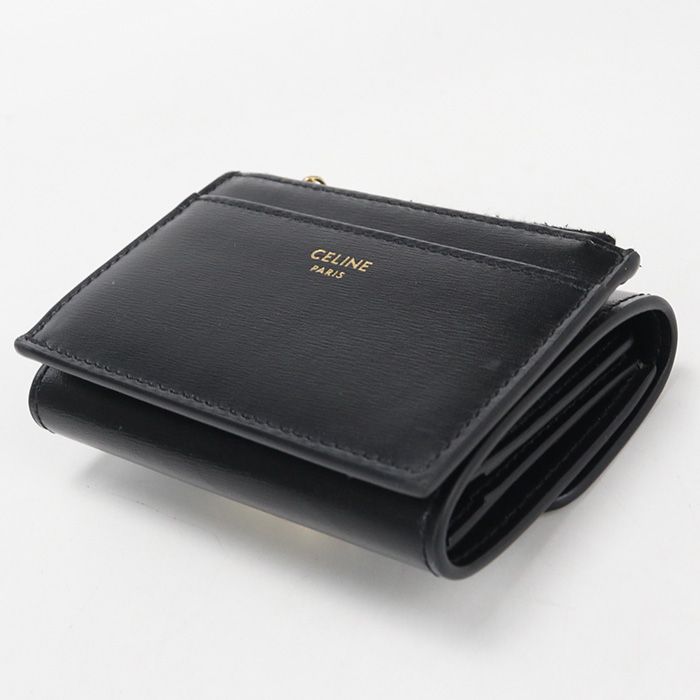 Celine Compact Wallet Triomphe Trifold Leather — view 2