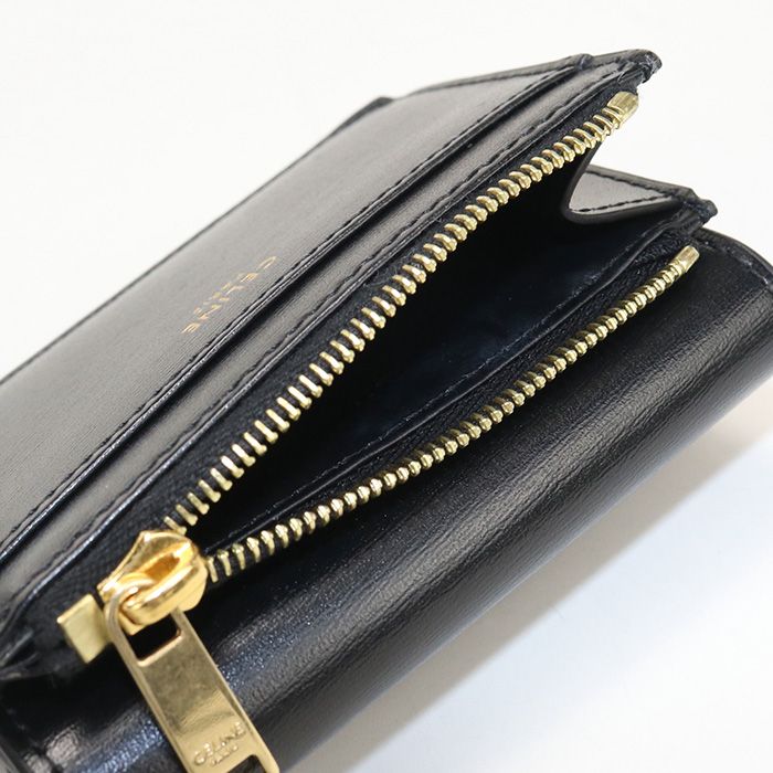 Celine Compact Wallet Triomphe Trifold Leather — view 5