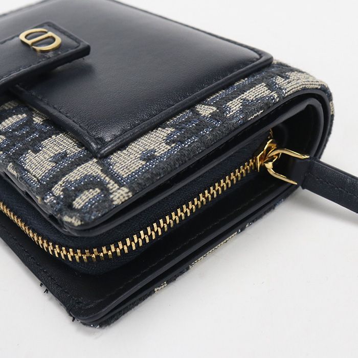 Dior Wallet 30 Montaigne Bifold Oblique — view 7
