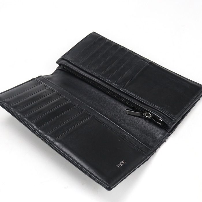 Dior Bifold Wallet Oblique Jacquard — view 3