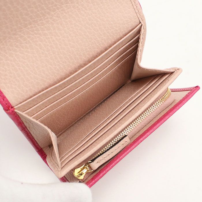 Gucci Compact Wallet Double Knot Bifold Leather — view 4