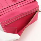 Hermes Bearn Souffle Wallet with Bifold Coin Purse Rose Tyrian — view 8