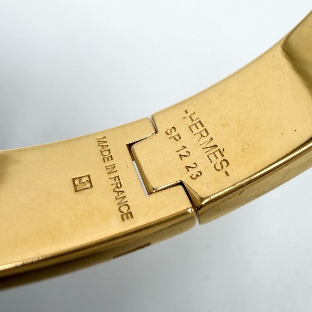 Hermes Bangle Click PM Bracelet Black Gold — view 4