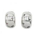 Chanel Earrings Logo Vintage 925 Sterling Silver