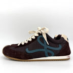 Loewe Sneakers Ballet Shoes 37 Nylon Suede Brown — view 3