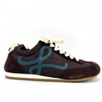 Loewe Sneakers Ballet Shoes 37 Nylon Suede Brown — view 2