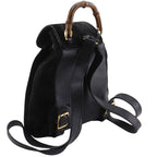 Gucci Bamboo Vintage Suede Black Backpack — view 3