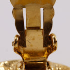 Chanel CC Logo Vintage Gold Plated Earrings — view 6
