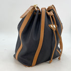 Saint Laurent Shoulder Bag Drawstring Leather Crossbody — view 4