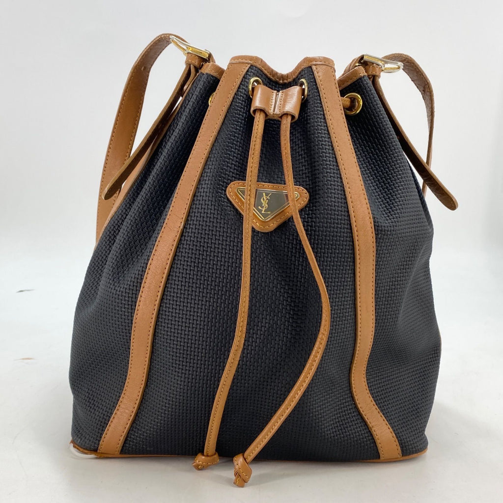 Saint Laurent Shoulder Bag Drawstring Leather Crossbody — view 2
