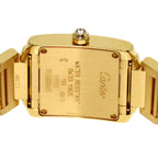 Cartier Tank Francaise SM Full Diamond Watch 18k Yellow Gold — view 7