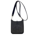 Hermes Evelyne TPM Silver Shoulder Bag Taurillon