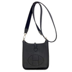 Hermes Evelyne TPM Silver Shoulder Bag Taurillon