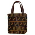 Fendi Zucca Pattern Handbag Canvas