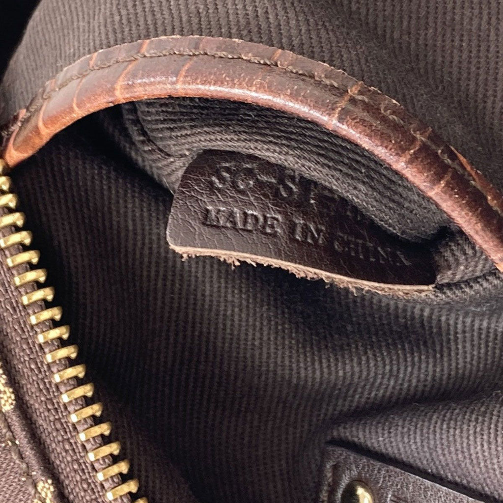 Celine Macadam Pattern Shoulder Bag Canvas — view 7