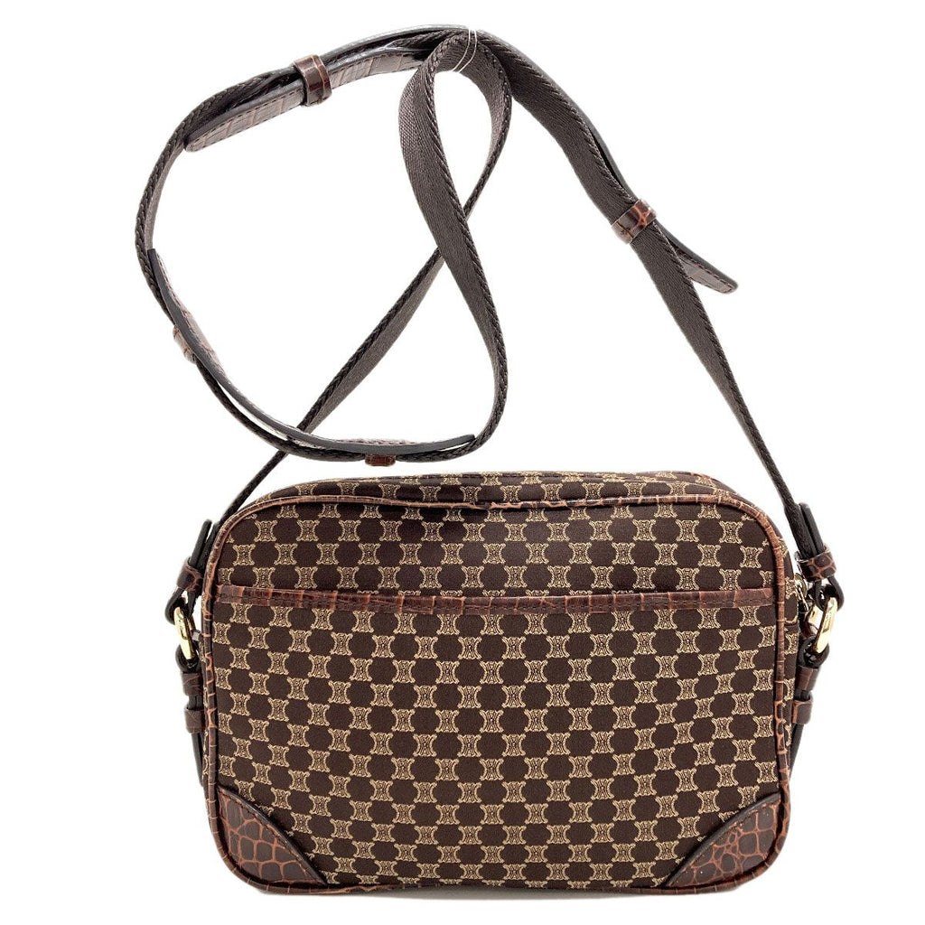 Celine Macadam Pattern Shoulder Bag Canvas — view 2