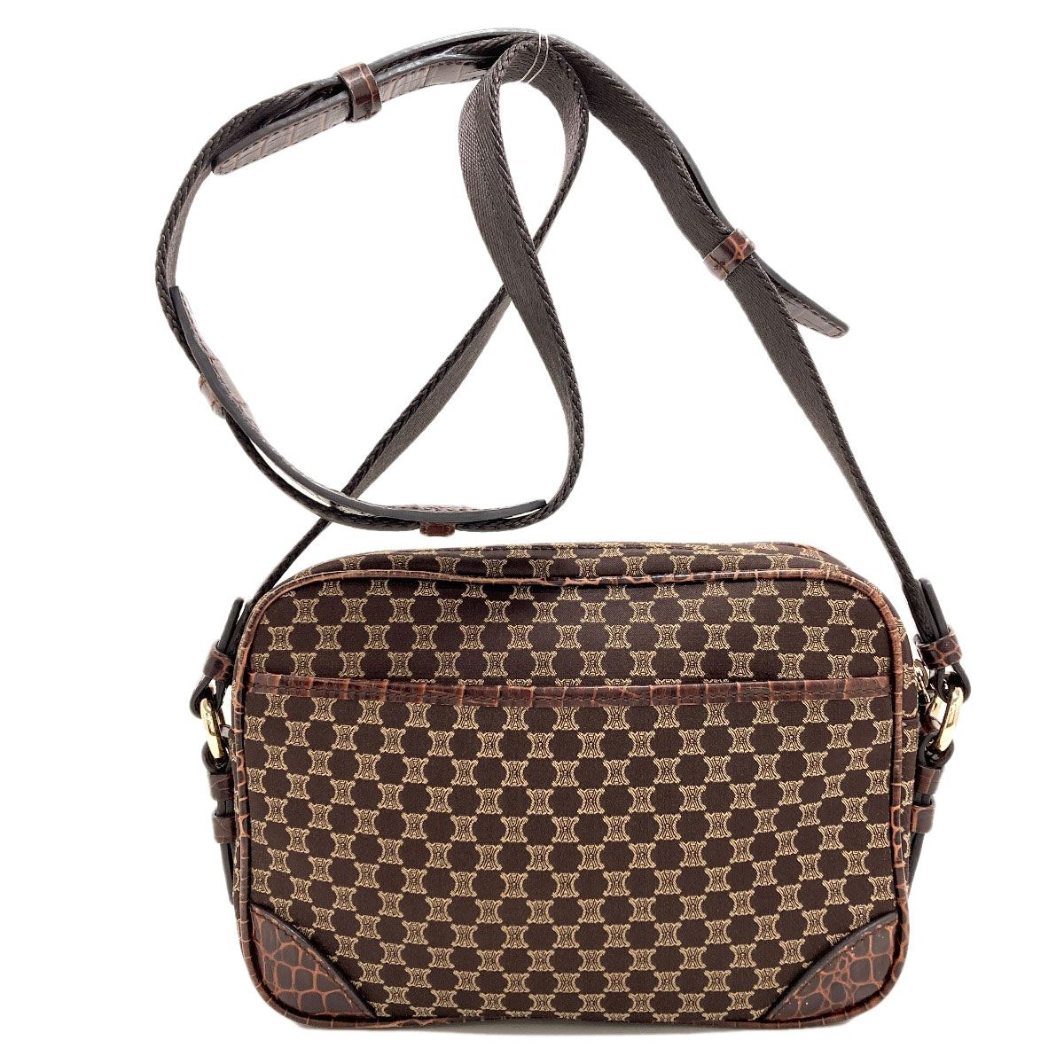 Celine Macadam Pattern Shoulder Bag Canvas — view 2