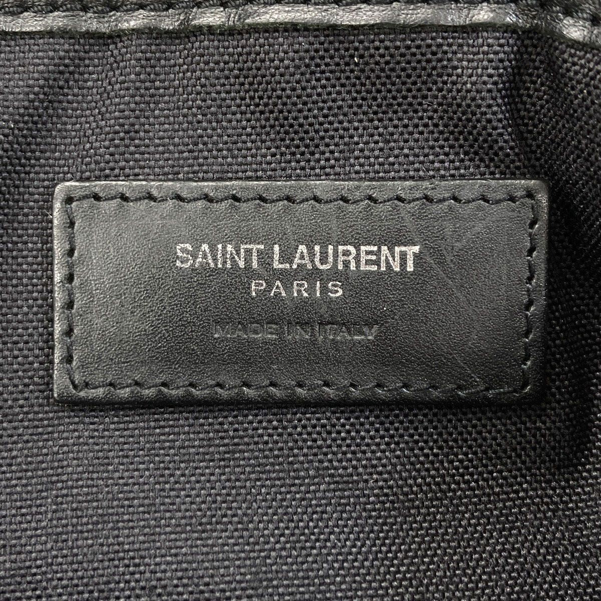 Saint Laurent Logo Backpack Canvas — view 6