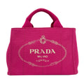 Prada Canapa Handbag Canvas