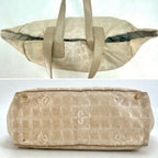 Chanel Tote New Travel Beige CC Logo Business — view 5
