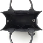 Dior Leather Micro Cannage Book Tote So Black Small — view 6