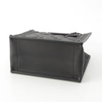 Dior Leather Micro Cannage Book Tote So Black Small — view 5