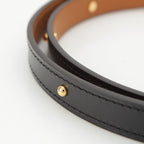 Hermes Pop 15 Leather Pop Belt Black Gold 75 — view 5