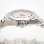 Gucci 115.5 Pantheon Quartz Watch Pink Shell Dial SS Pawn — view 7