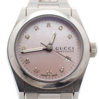 Gucci 115.5 Pantheon Quartz Watch Pink Shell Dial SS Pawn
