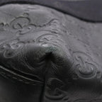 Gucci Tote Guccissima Sherry Line Black Leather — view 6