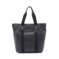Gucci Tote Guccissima Sherry Line Black Leather