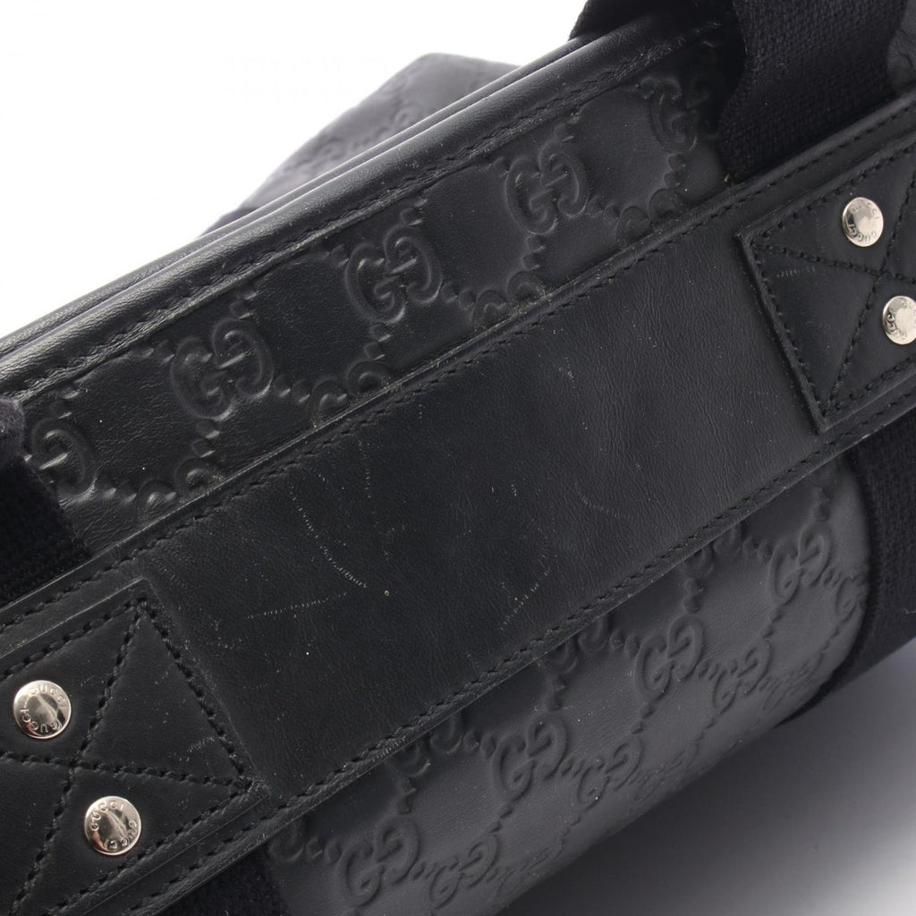 Gucci Tote Guccissima Sherry Line Black Leather — view 9