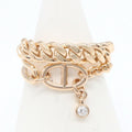 Hermes Ring Mix & 56 18k Pink Gold