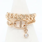 Hermes Ring Mix & 56 18k Pink Gold