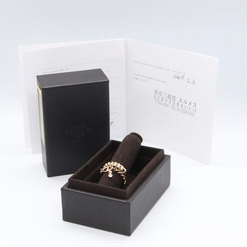 Hermes Ring Mix & 56 18k Pink Gold