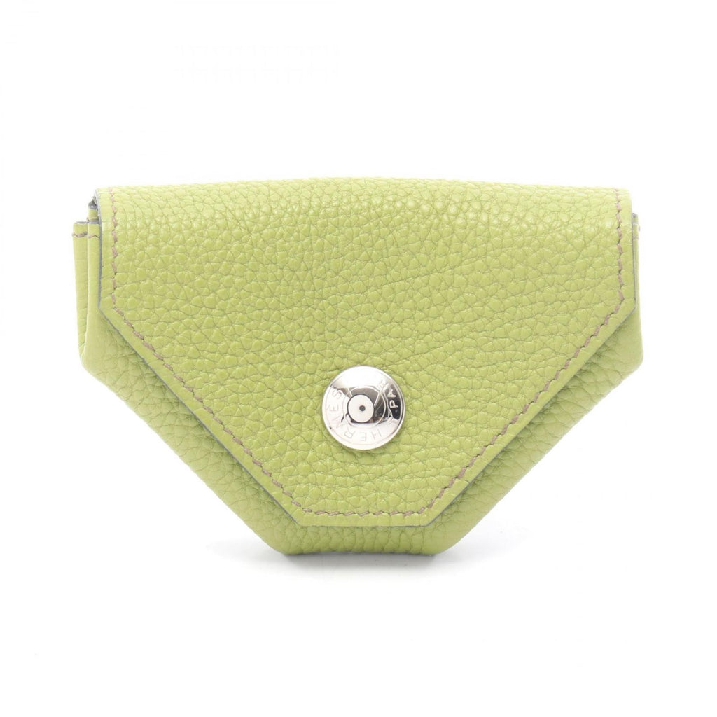 Hermes Coin Case Levain Quatre Anis Green Leather le Van