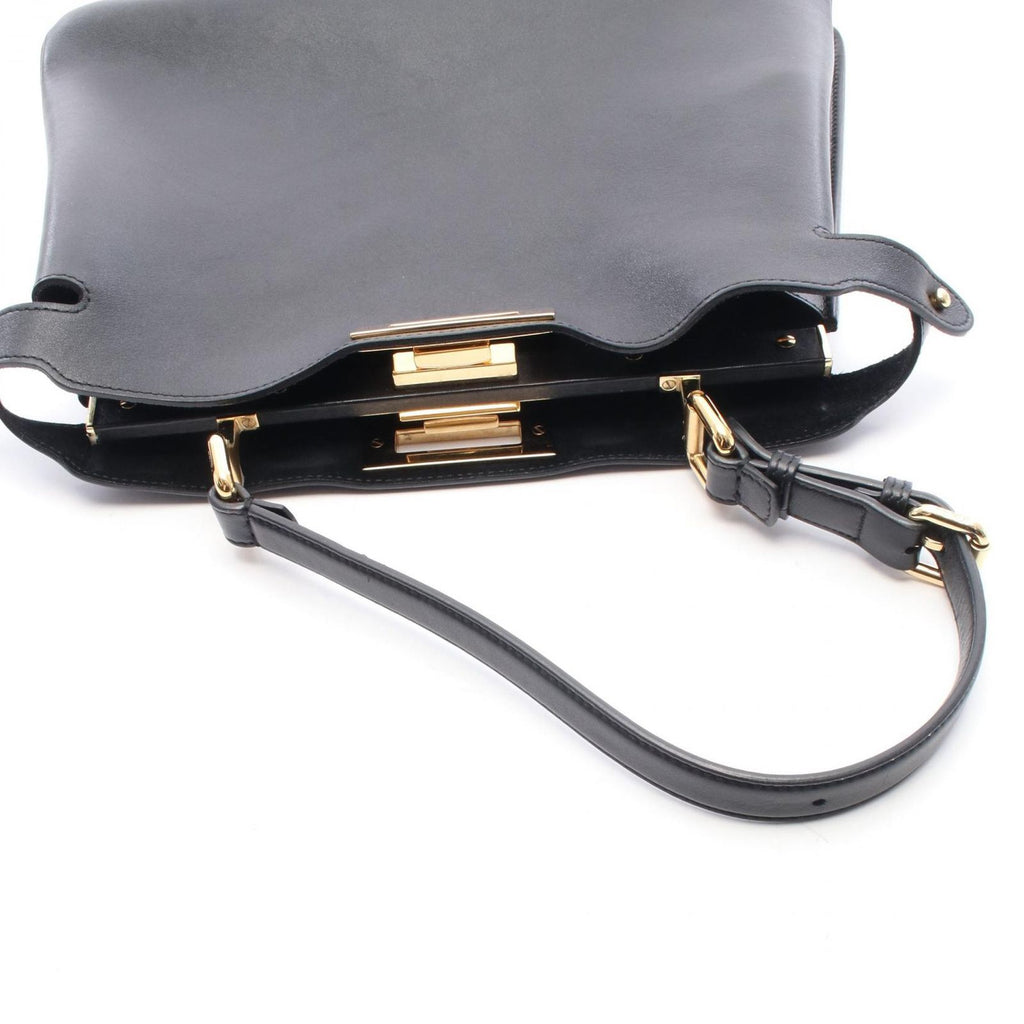 Fendi Handbag Peekaboo Soft Black Leather Medium — view 6