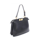 Fendi Handbag Peekaboo Soft Black Leather Medium — view 2