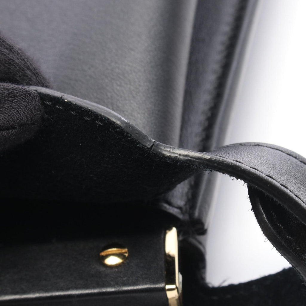 Fendi Handbag Peekaboo Soft Black Leather Medium — view 7