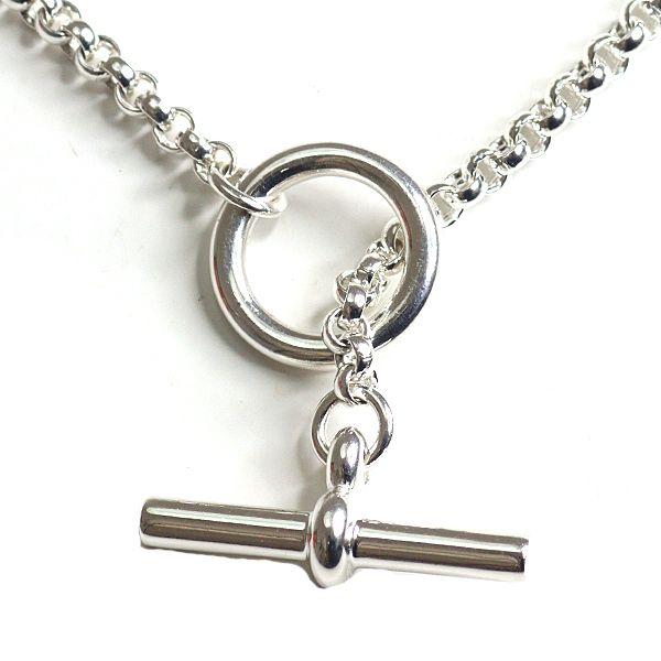 Hermes Chaine D'ancre II GM Pendant Alea II Silver — view 4