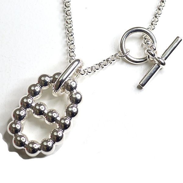 Hermes Chaine D'ancre II GM Pendant Alea II Silver