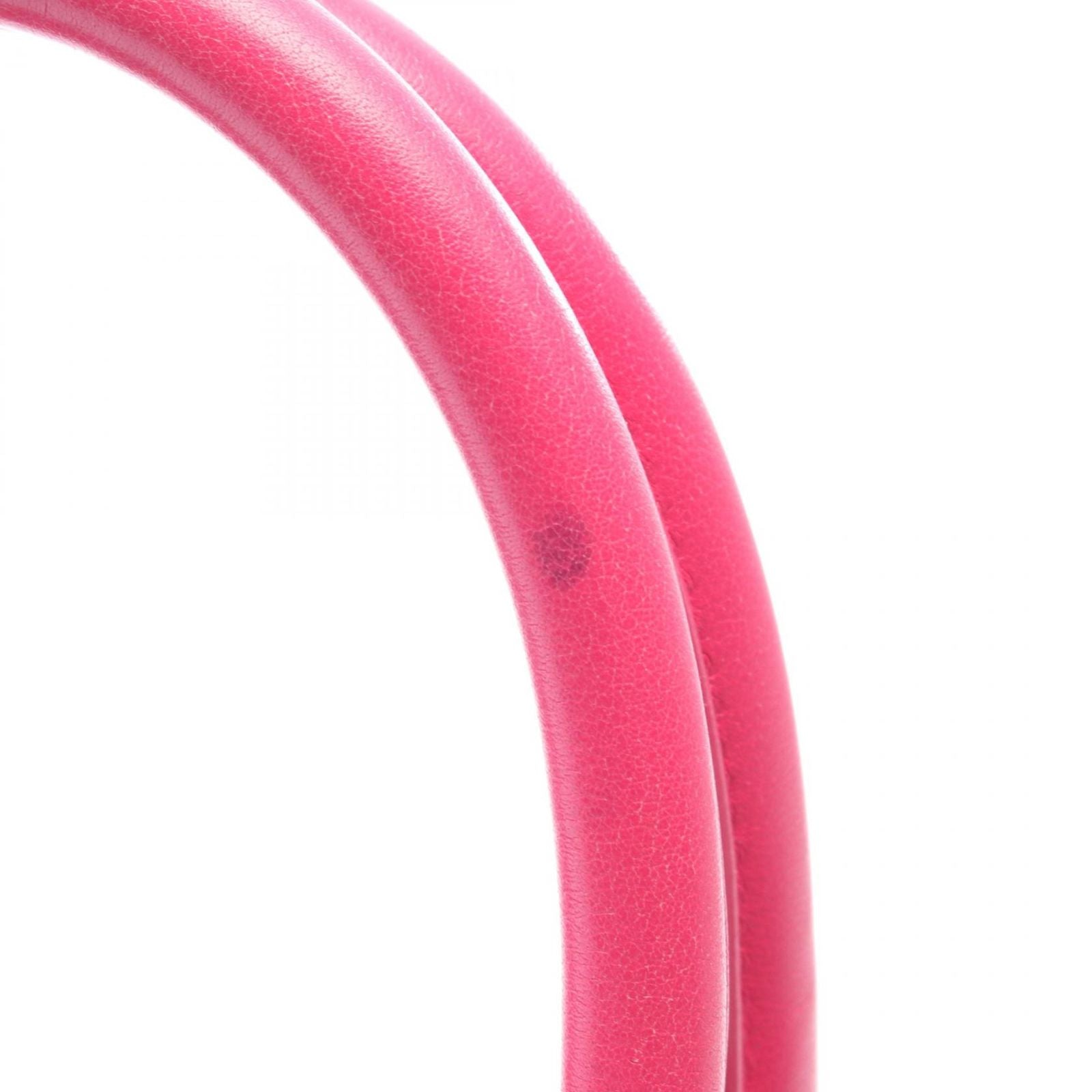 Saint Laurent Yves Handbag Baby Cabas YSL Line 2-Way Fuchsia Pink Leather — view 8