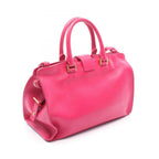 Saint Laurent Yves Handbag Baby Cabas YSL Line 2-Way Fuchsia Pink Leather — view 2