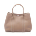 Hermes Tote Garden Party PM Etoupe Leather