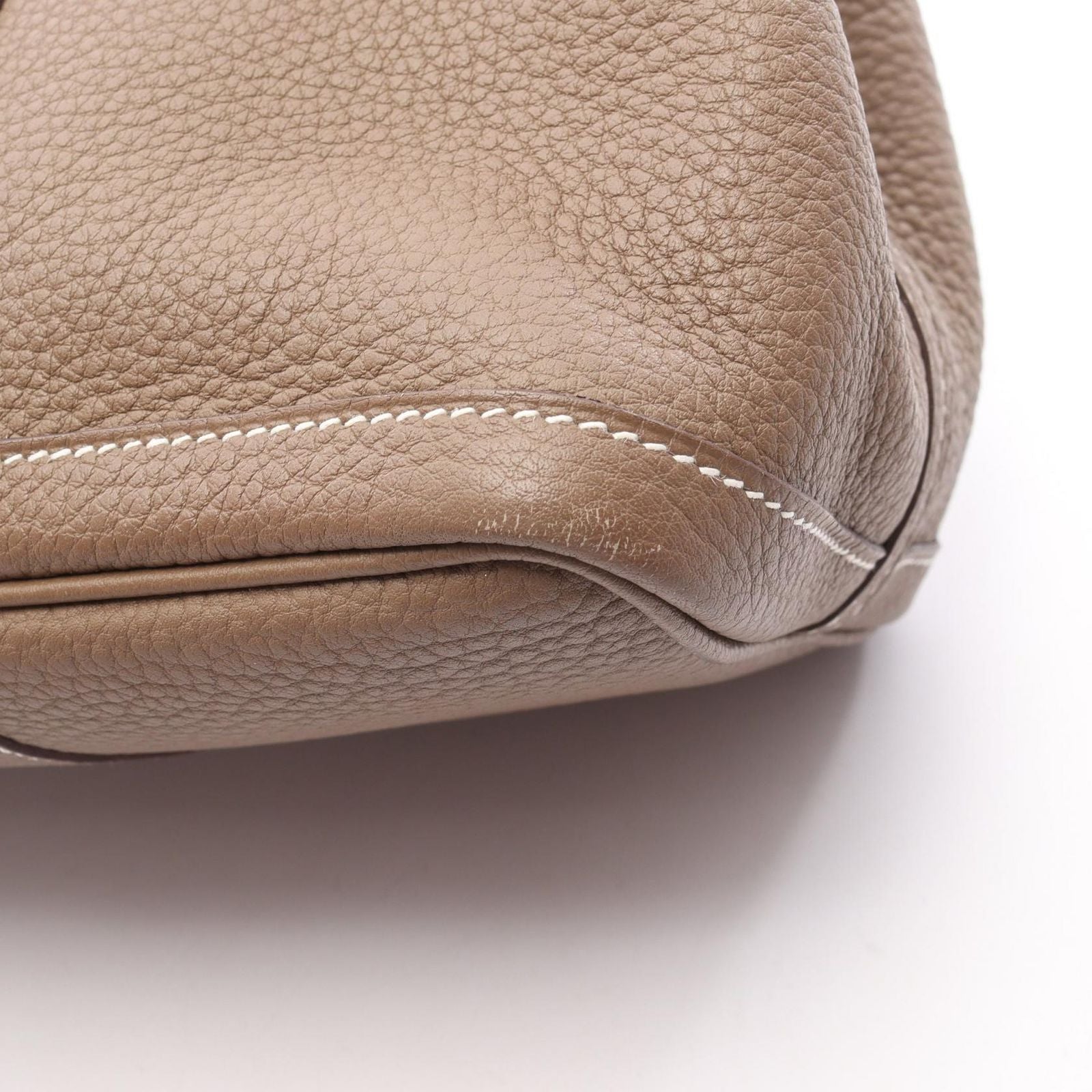 Hermes Tote Garden Party PM Etoupe Leather — view 8