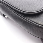 Dior Shoulder Bag Saddle Black Leather — view 5